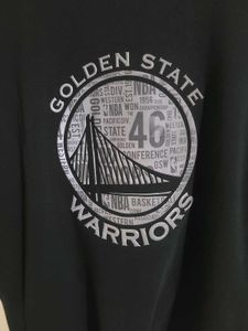 Official NBA Golden State Warriors layered-hem gra