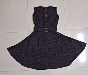 Elegant Dark Purple Dress
