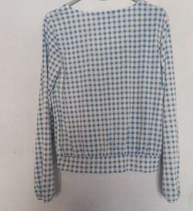 New Look Gingham Wrap Top