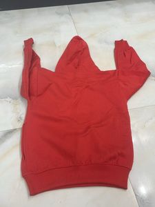 Kids' Red "Dream" Graphic Hoodie