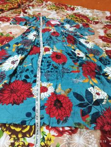 New Floral Print Kurta Set with Dupatta