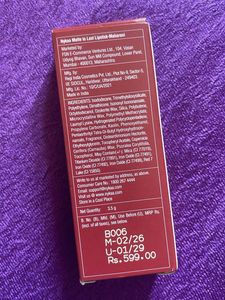 Nykaa Matte to Last Lipstick