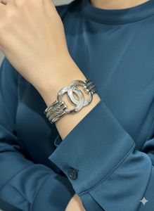 anti-tarnish Silver Tone Interlocking Bracelet