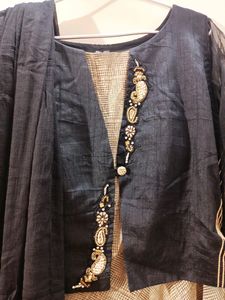 Beautiful Dress Long Gown With Jardoji Work ,Party