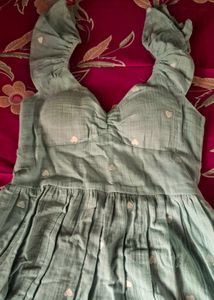 Cute Heart embroidery Summer Dress