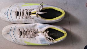 White SEGA Soccer Cleats