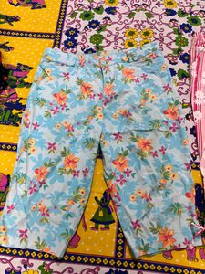 Floral &amp; Striped Pajama Pants - Set of 2