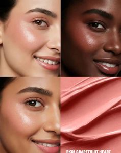 PINKFLASH DEWY BLUSH PK01 Grapefruit Heart