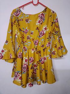 Beautiful Yellow Colour Top