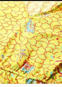 Vibrant Yellow Floral Print top