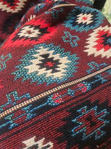 Aztec Print Button-Up Shirt