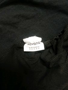 Black Savana Tube Top with Lace Trim