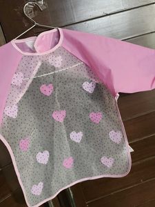 Mothercare Hearts Coverall Pack of 2 Bibs Set