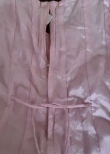 Baby pink SILK salwar kurti set for girls