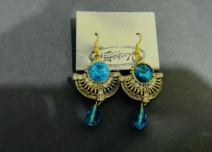 Designer Blue Stone Earrings
