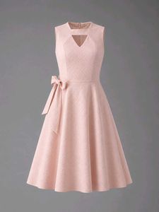 Baby Pink Dress with Built-in cups