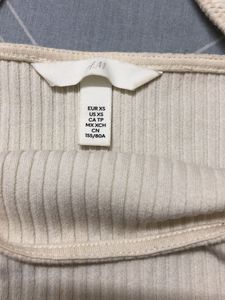 Ribbed Square Neck Crop Top