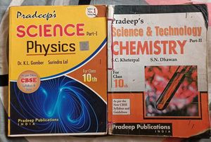 Pradeep's Science & Chemistry Books for Class 10
