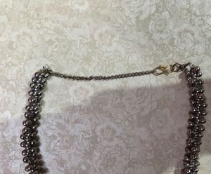 Black Beaded Necklace