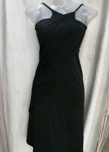 Chic Black Wrap Dress