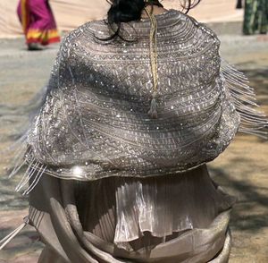 Elegant Champagne Ivory Designer Lehenga Set