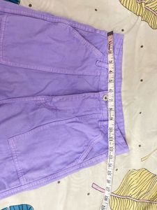 Lilac Cargo Pants