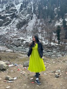 Vibrant Lime Green Kurta