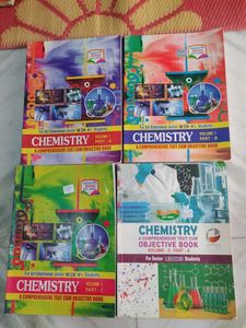 Chemistry Objective Books - Set of 4