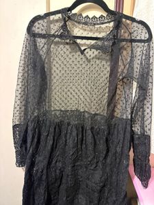Elegant Black Lace Gown