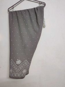 Embroidered Palazzo Pants