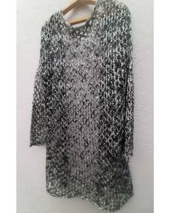 Stylish Crochet Sequin Cardigan