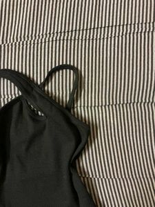 Black Sleeveless Tank Top