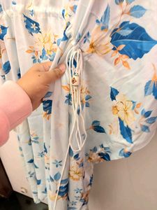 Flowy Floral Kaftan Dress