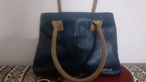 Daphne Navy Blue Tote Bag