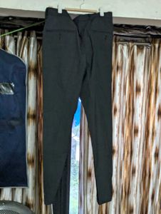 Louis Philippe Black Formal Trousers
