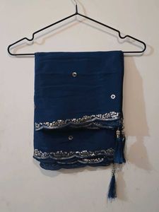 Elegant Teal Kurta Set with Embellishments