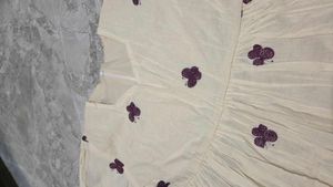 Cream Butterfly Print Tunics