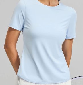 Light Blue Crew Neck T-Shirt