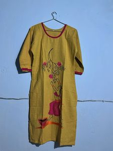 Hand-Painted Kurta - Unique Design