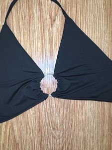 Classic Black Halter Bralette
