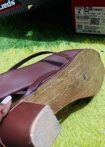 Stylish Brown Wedge Sandals