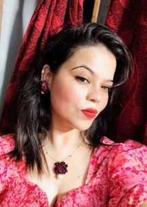 Rose Earrings &amp; Pendant Set