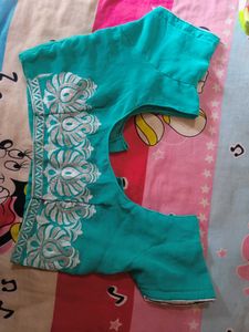 Georgette Saree with stitched blouse 38