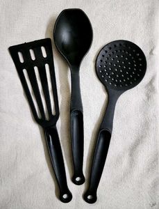 🆕 Black Kitchen Utensil Set