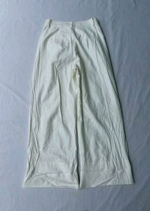 Non see through white pants