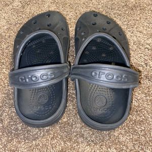 Navy Blue  Crocs Clogs J 1 (UK-1)