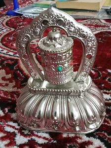 Tibetan Prayer Wheel Showpiece