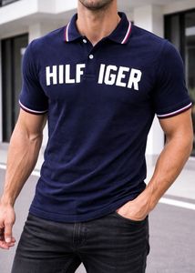 Tommy Hilfiger Navy Blue Polo Shirt