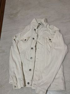 Cream Denim Jacket