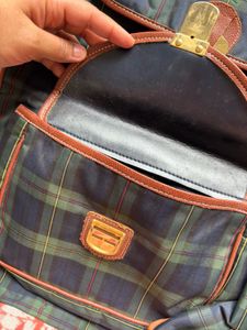 Vintage Classic Plaid Bag slight imperfection